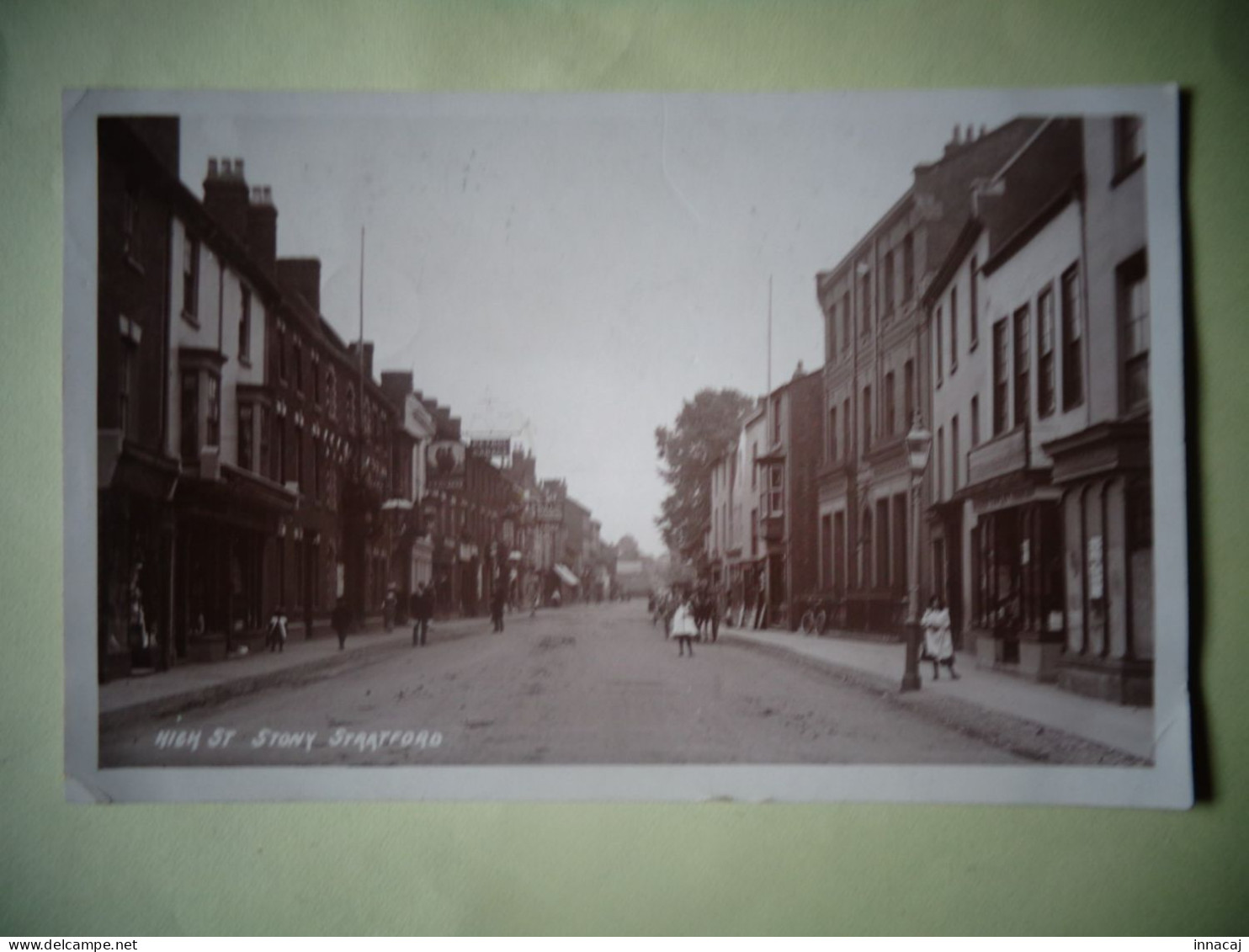 102-8-158           STONY STRATFORD    High St       ( Brunâtre Et Glacée ) - Buckinghamshire