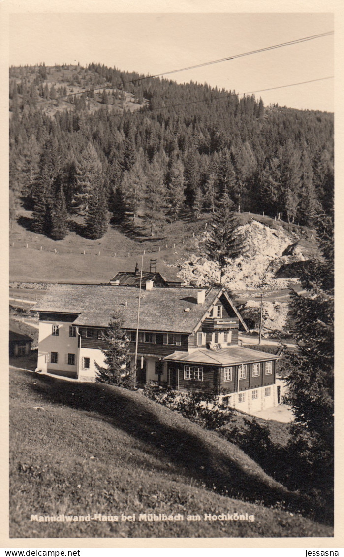 AK - MÜHLBACH Am Hochkönig - Mandlwand-Haus 1950 - Mühlbach Am Hochkönig