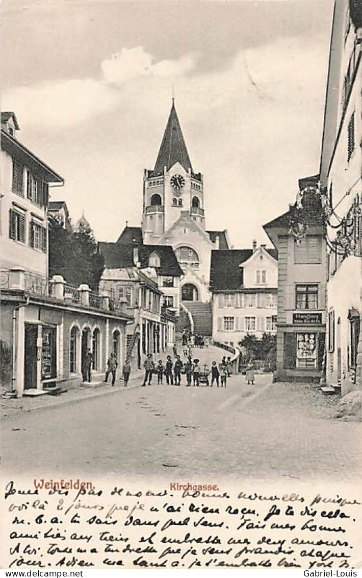 Weinfelden Kirchgasse 1910 - Weinfelden