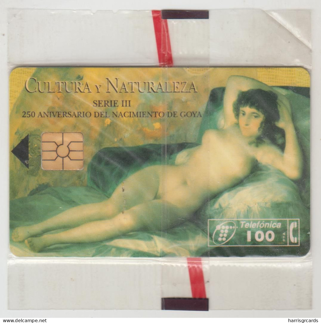 SPAIN - FNMT Cultura Y Naturaleza (Painting Nude Woman), P-200, 05/96, Tirage 9.100, Mint - Emissions Privées