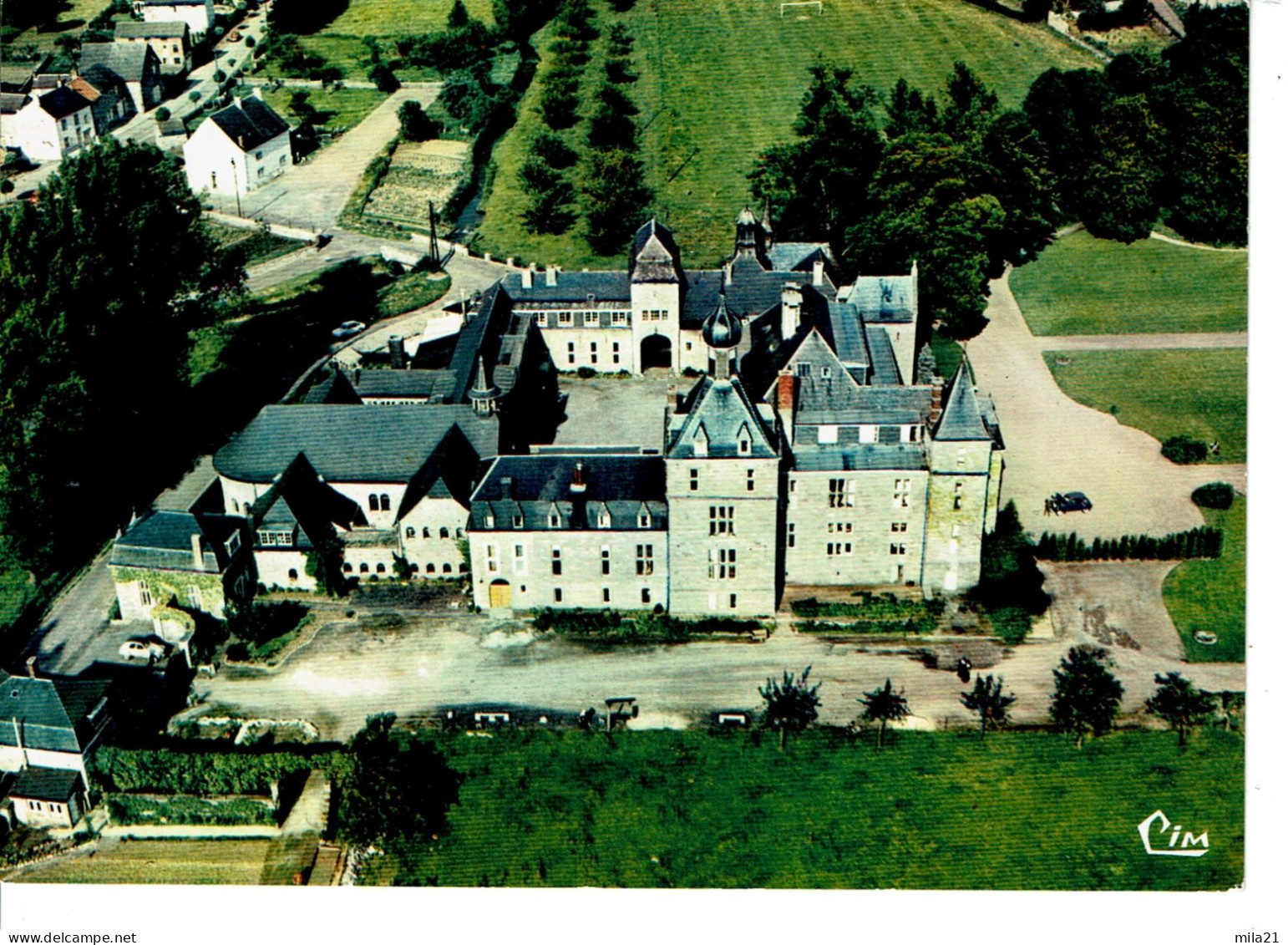 ERMETON-sur-BIERT   Vue Aerienne  Le Monastere Notre-Dame - Mettet