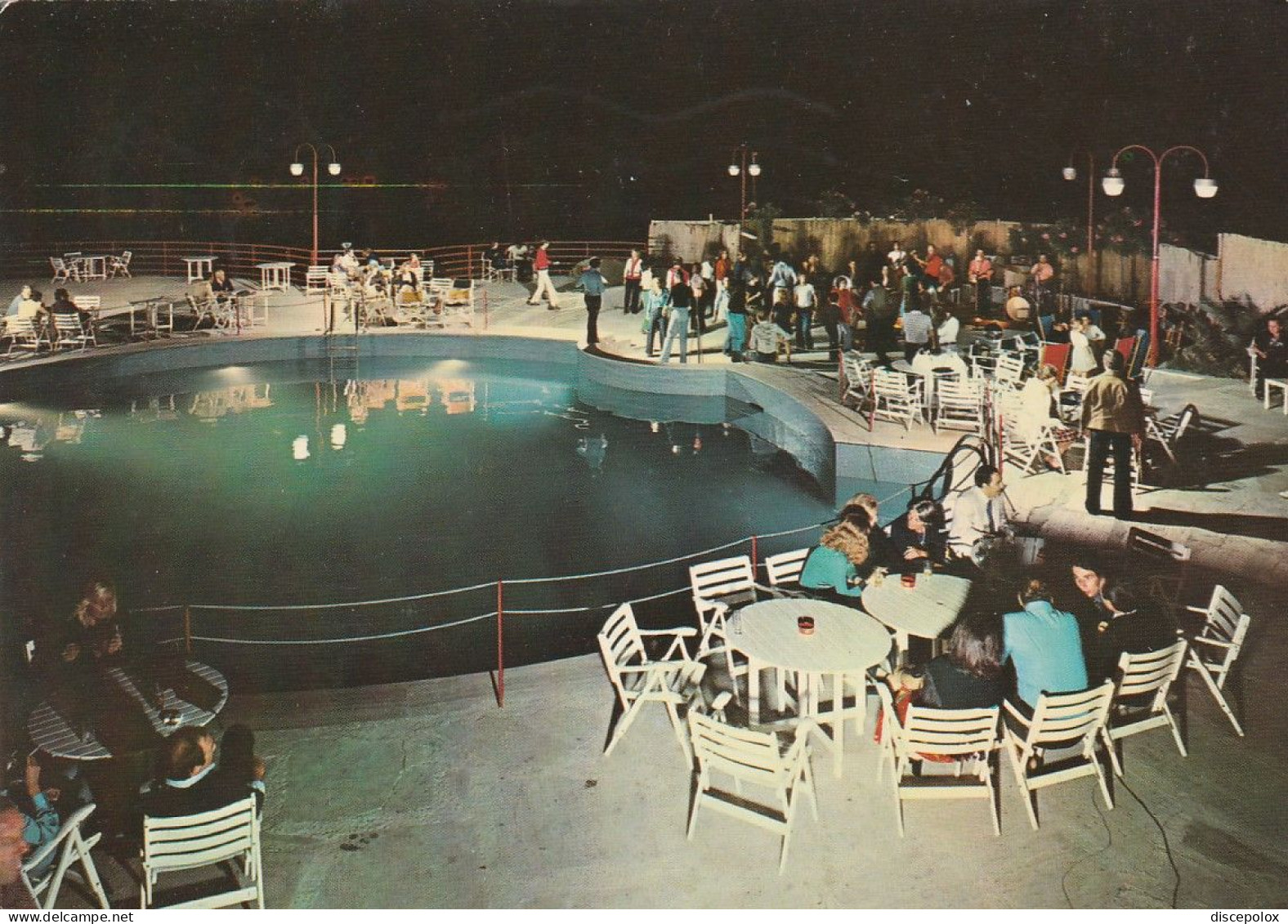 W6618 Crotone - Costa Tiziana Hotel - Moonlight Dance A Bordo Piscina / Viaggiata 1978 - Crotone