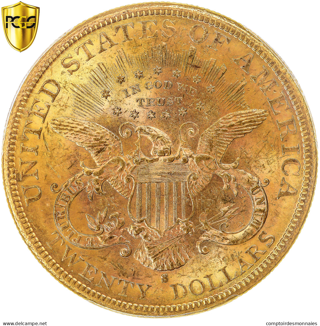 États-Unis, 20 Dollars, Coronet Head, 1882, San Francisco, Or, PCGS, MS61 - 20$ - Double Eagles - 1877-1901: Coronet Head (Tête Couronnée)