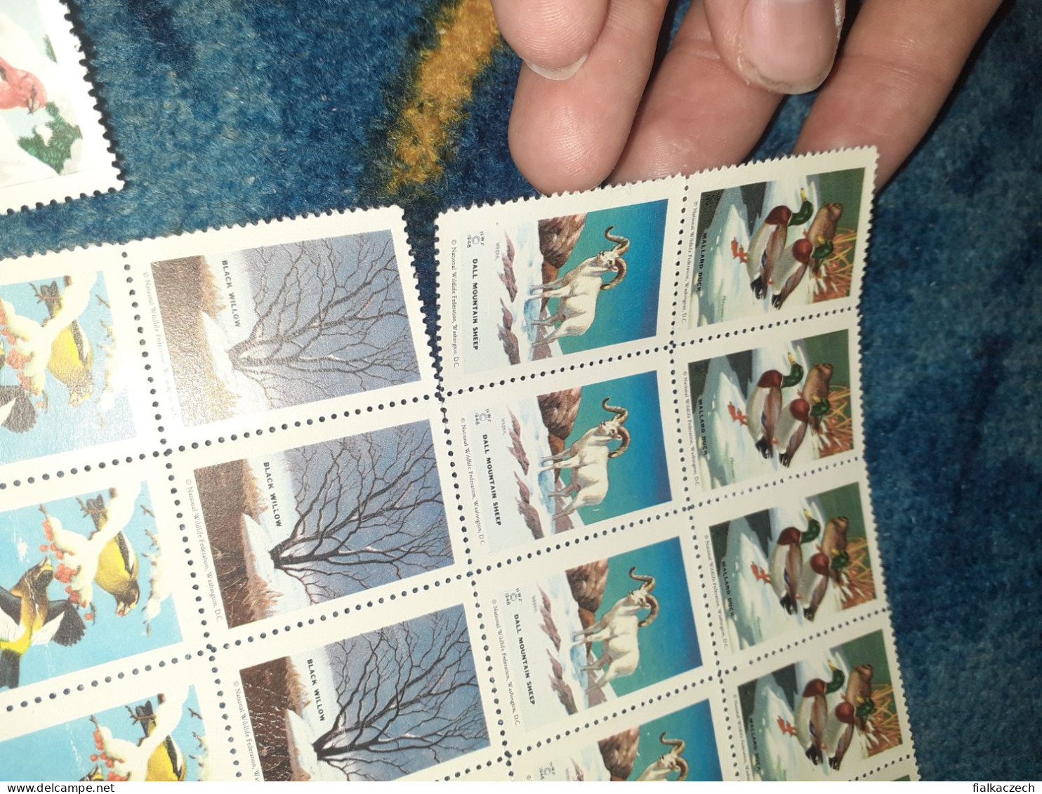 National Wildlife Federation, Stamps, 1951, 1957, 1958 Serie - US, United States, Washington DC, Nature, Animal, Flower - Nuevos