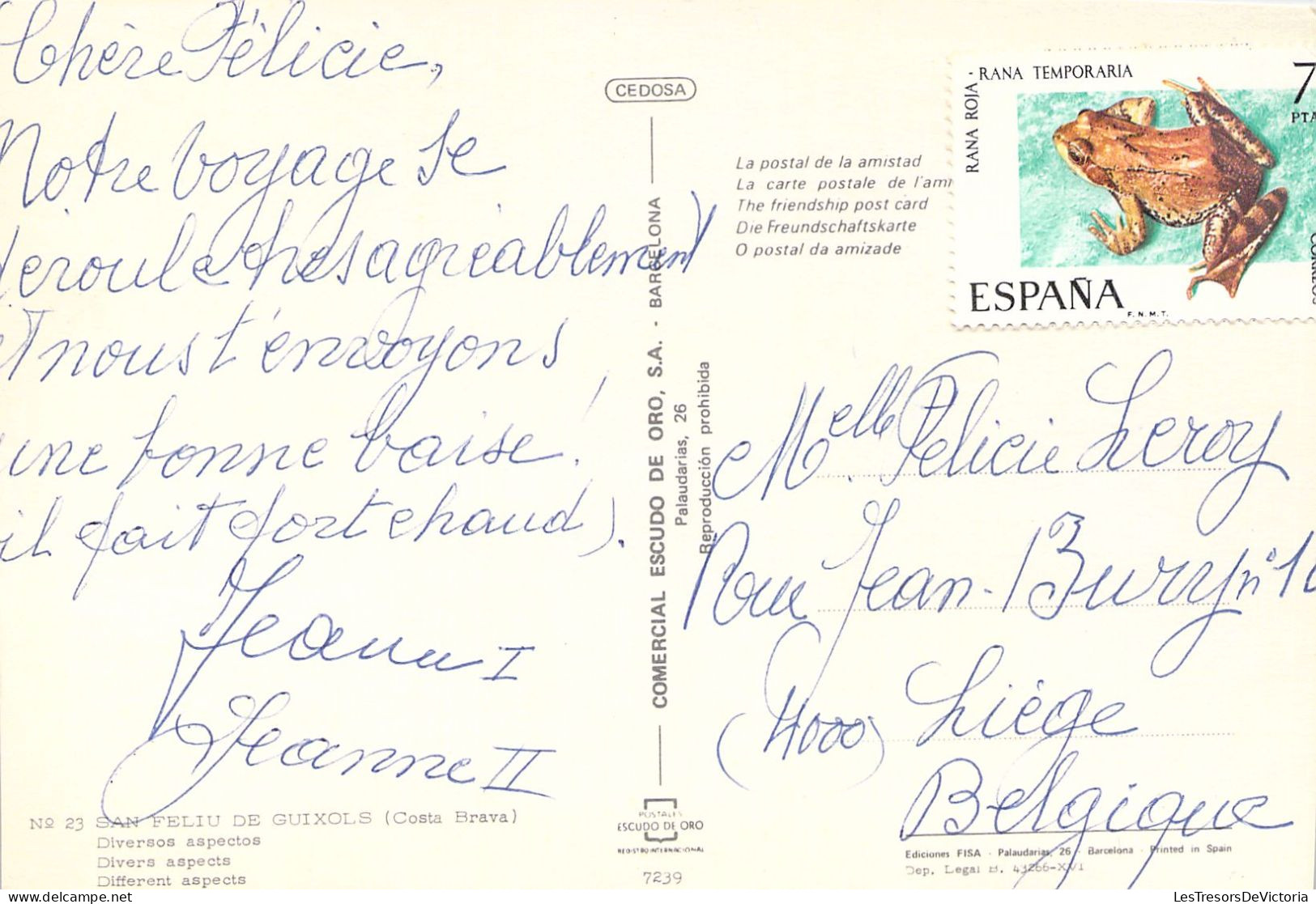 ESPAGNE - San Feliu De Guixols - Divers Aspects - Carte Postale Ancienne - Other & Unclassified