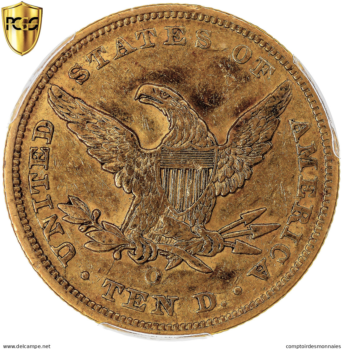 États-Unis, 10 Dollars, Coronet Head, 1847, New Orleans, Or, PCGS, XF40 - 10$ - Eagles - 1866-1907: Coronet Head
