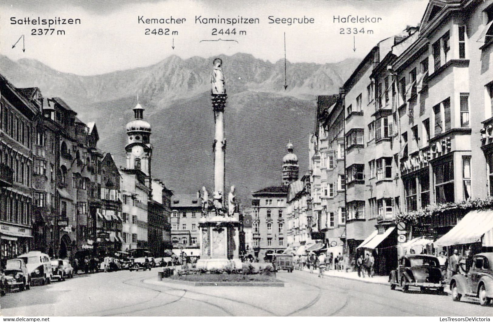 AUTRICHE - Sattelspitzen - Kemacher - Kaminspitzen - Seegrube - Hafelekar - Carte Postale Ancienne - Andere & Zonder Classificatie