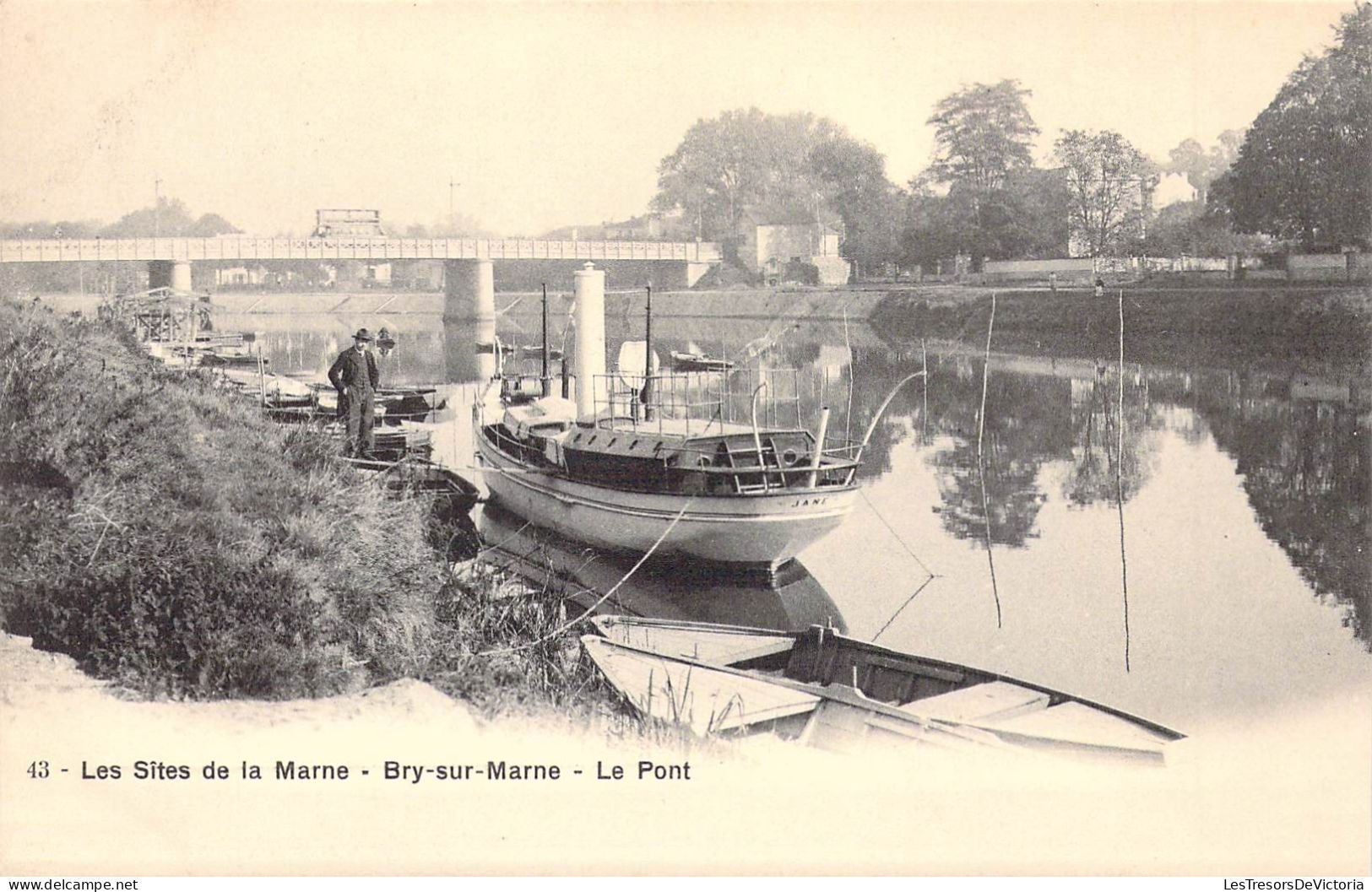 FRANCE - 94 - BRY SUR MARNE - Les Sites De La Marne - Le Pont - Carte Postale Ancienne - Bry Sur Marne