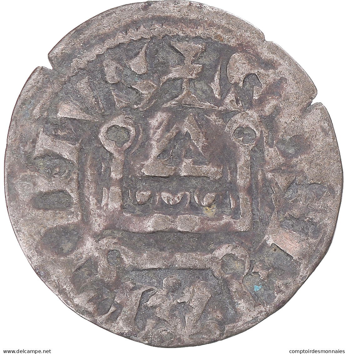 Monnaie, France, Philippe II, Denier, 1180-1223, Saint-Martin De Tours, TTB - 1180-1223 Philipp II. August 