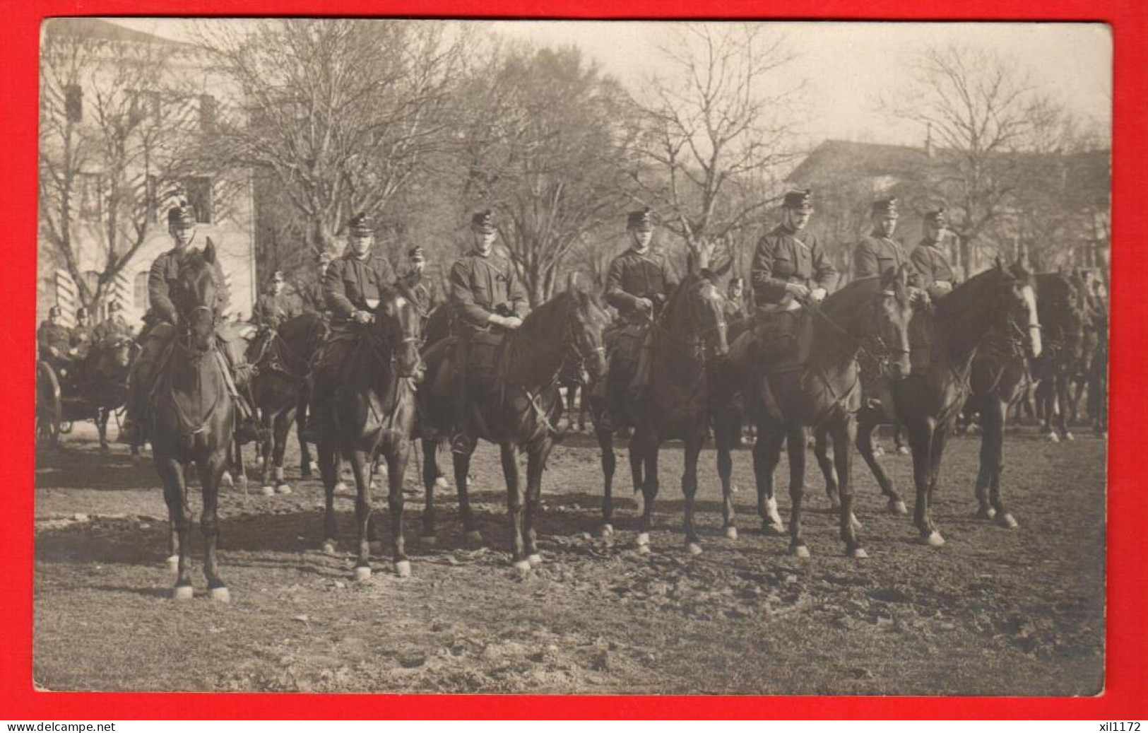 ZWF-13 Caserne De Bière Dragons à L'exercice  Mention Bière Avril 1914  Militaires Militär Photo Jotterand - Bière