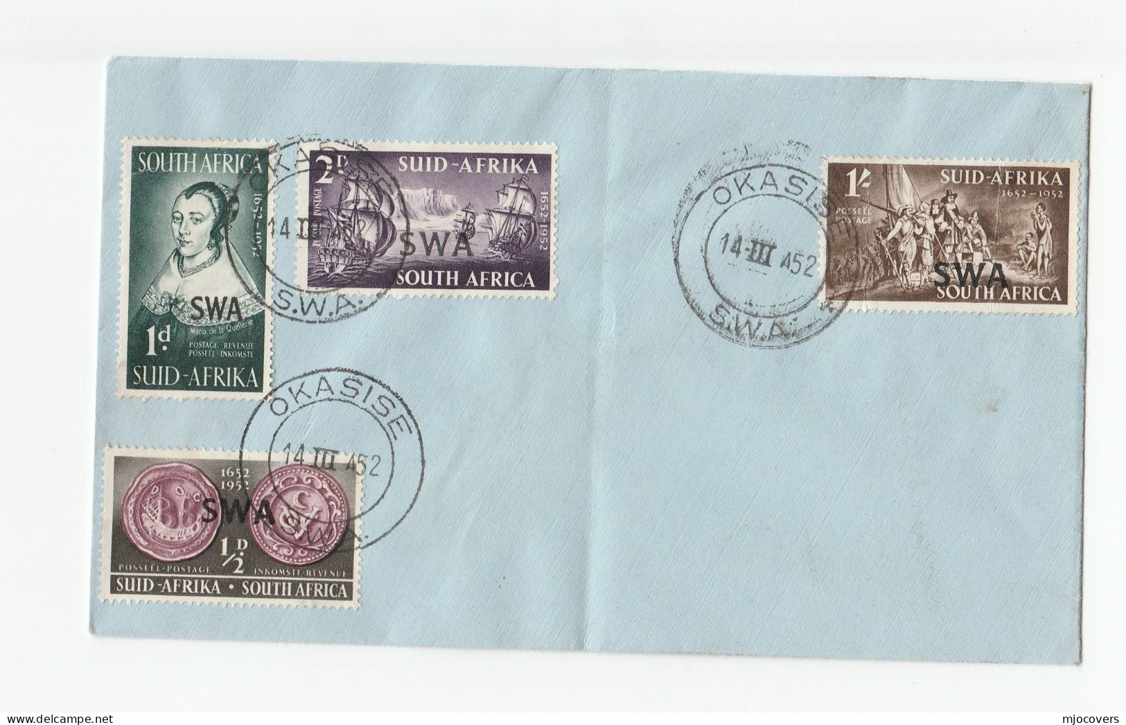 1953-1962 SOUTH AFRICA Covers FDCs  Stamps Cover Fdc - FDC