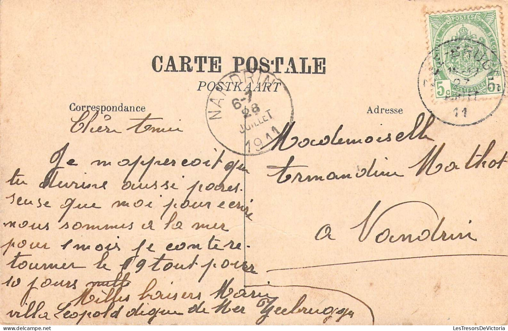 BELGIQUE - ZEEBRUGGE - Vue Panoramique De Môle - Temps De Construction 1897 1907 - Carte Postale Ancienne - Zeebrugge