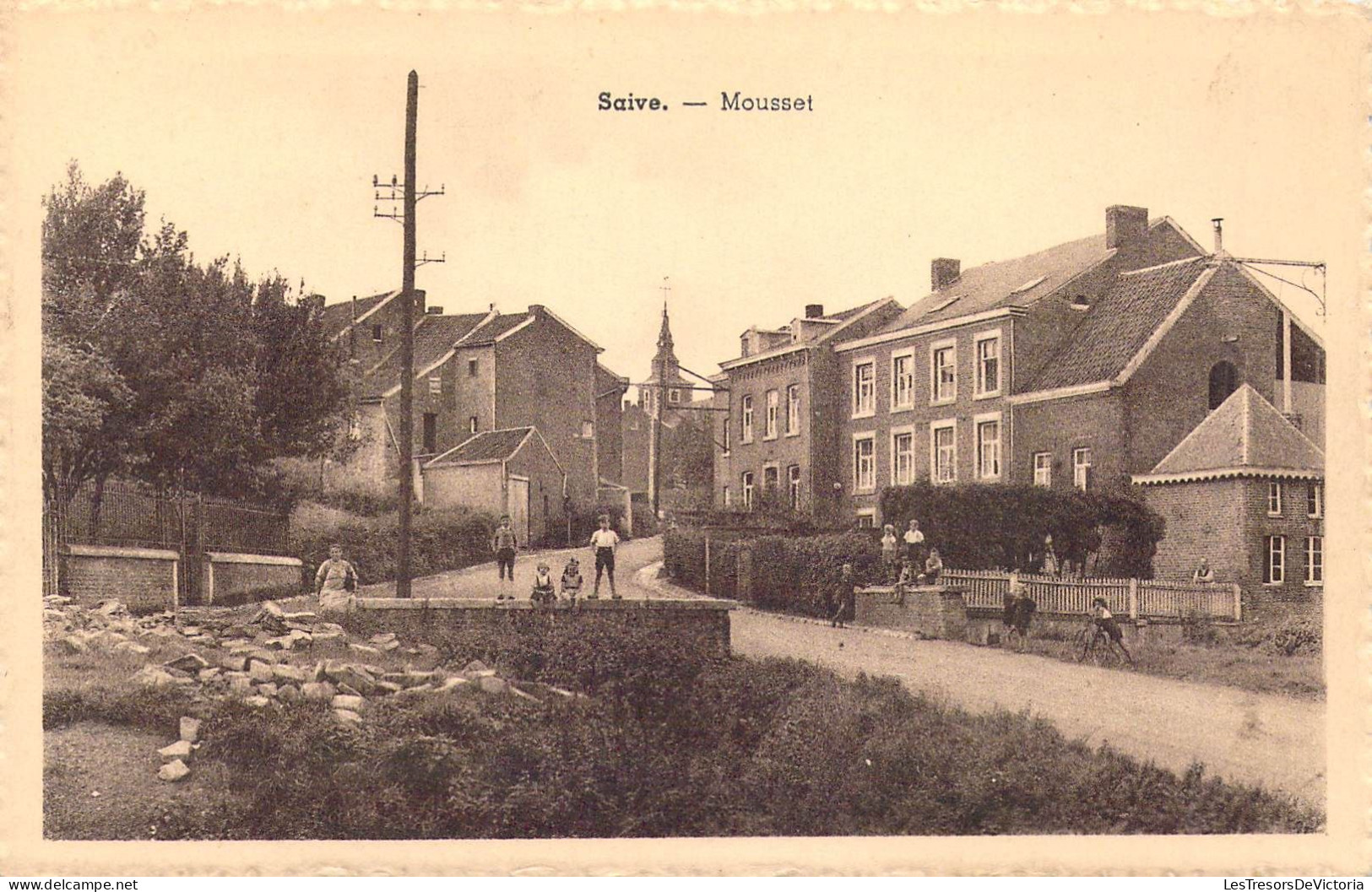 BELGIQUE - SAIVE - Mousset - Edit Maison Bonomme Moise - Carte Postale Ancienne - Otros & Sin Clasificación