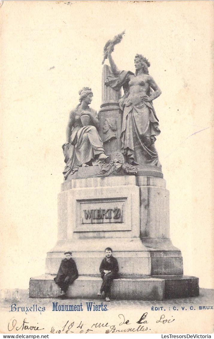 BELGIQUE - BRUXELLES - Monument Wiertz - Edit C V C - Carte Postale Ancienne - Monuments, édifices