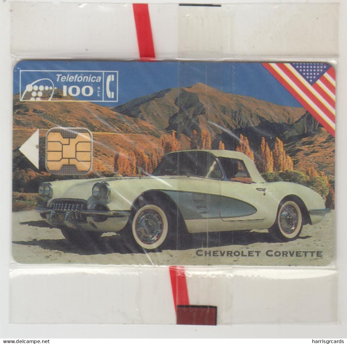 SPAIN - Chevrolet Corvette (Car), P-088, 10/94, Tirage 4.000, Mint - Emisiones Privadas