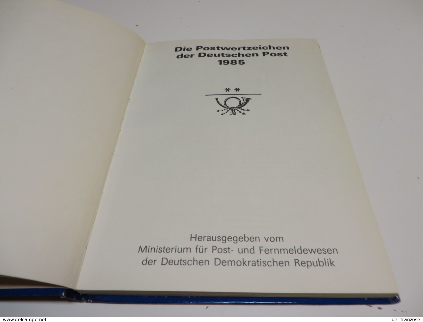 DDR Die POSTWERTZEICHEN Der DEUTSCHEN POST 1985 ** / - Collections (en Albums)