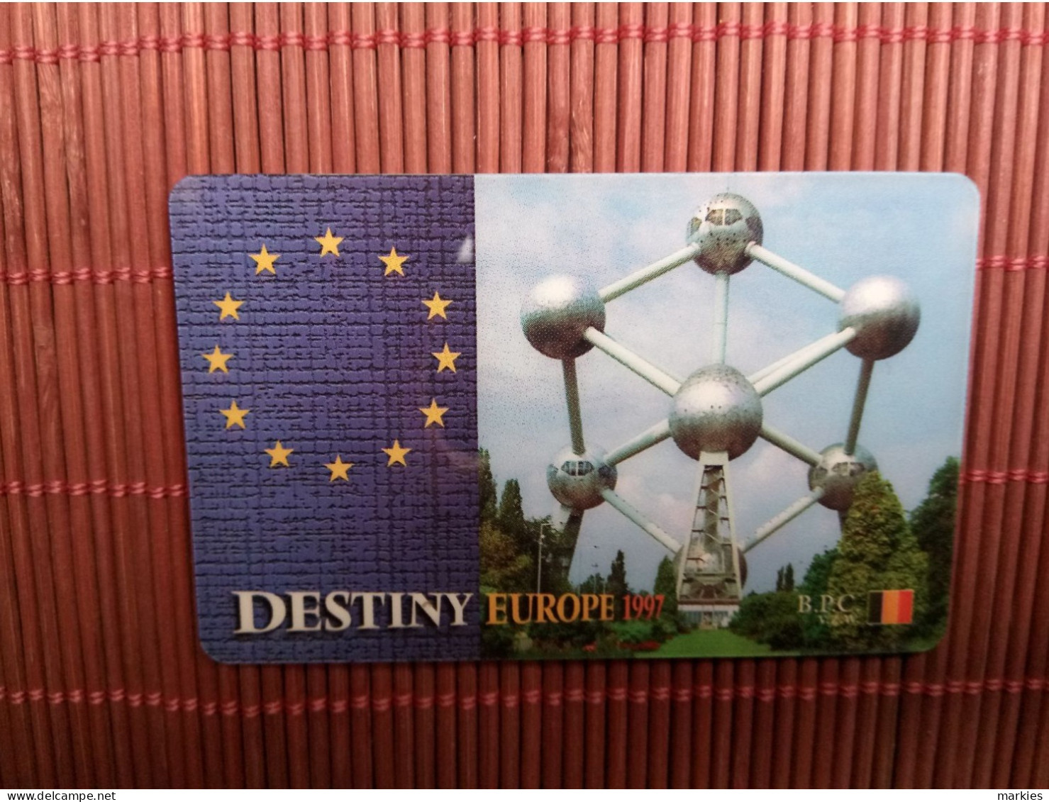 Atomium Perpaidcard  Belgium Used Rare - Unknown Origin