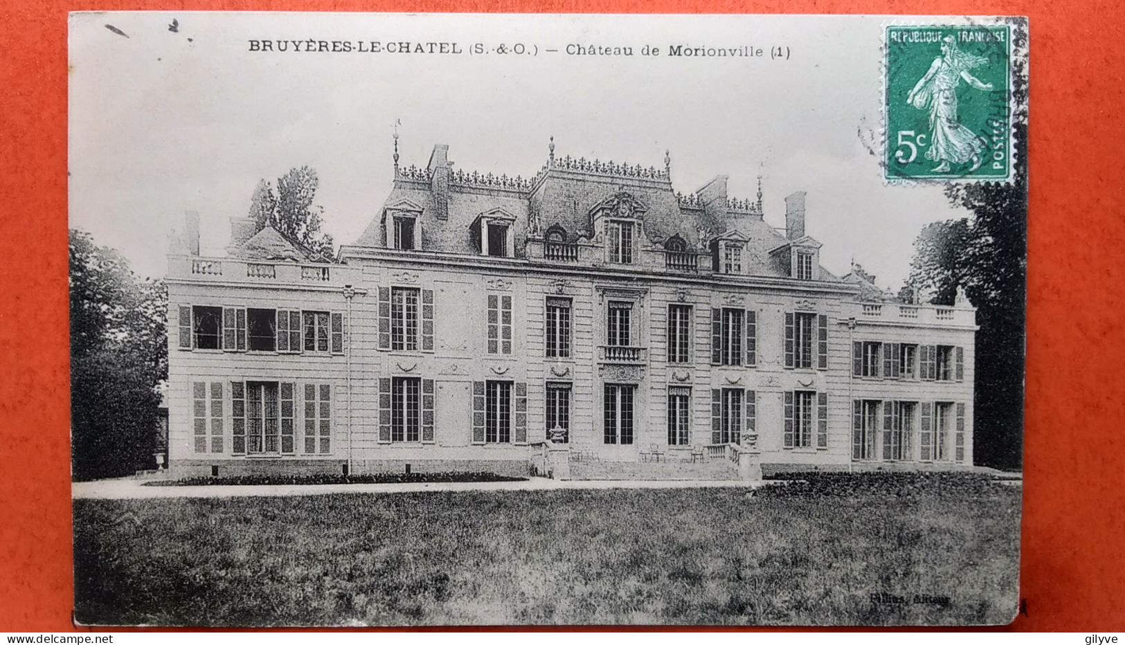 CPA.(91) Bruyères Le Chatel.  Château De Morionville.   (Z.1407) - Bruyeres Le Chatel