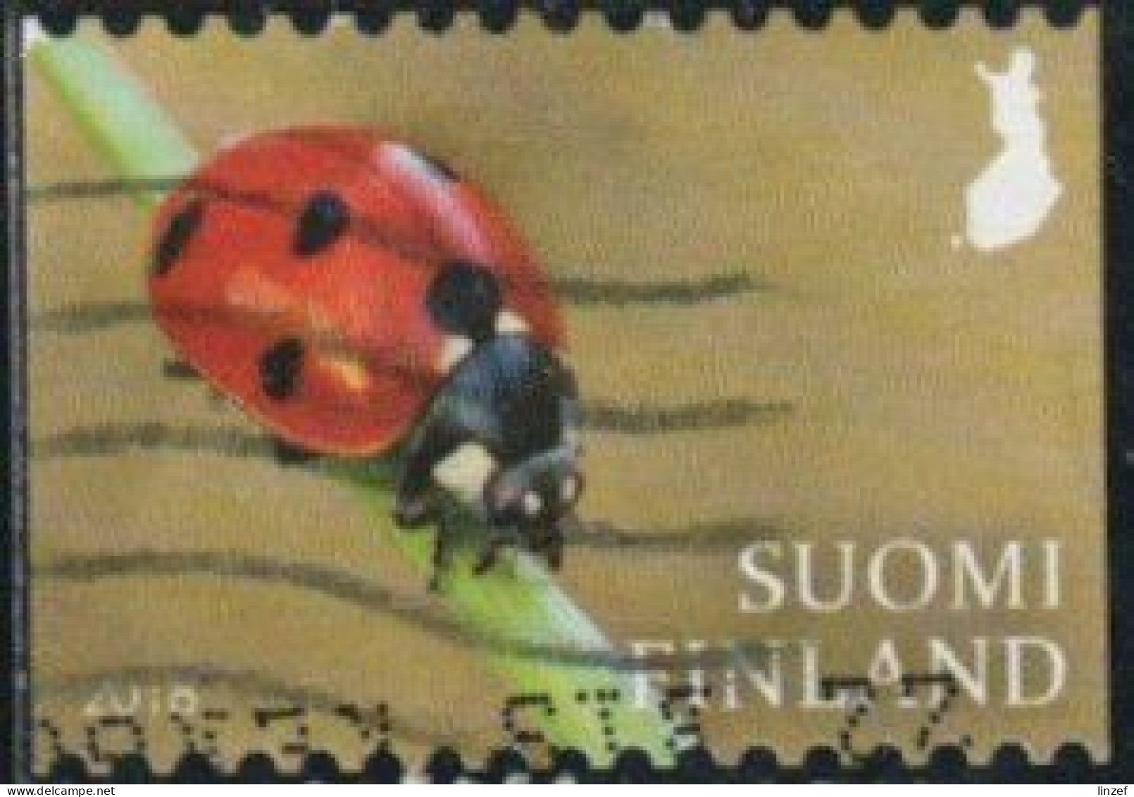 Finlande 2018 Yv. N°2565 - Coccinelle - Oblitéré - Gebraucht