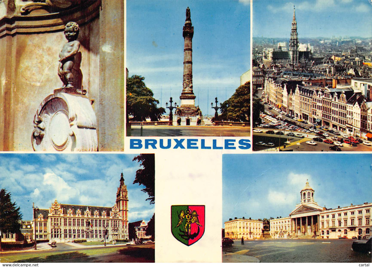 CPM - BRUXELLES - Panoramische Zichten, Meerdere Zichten