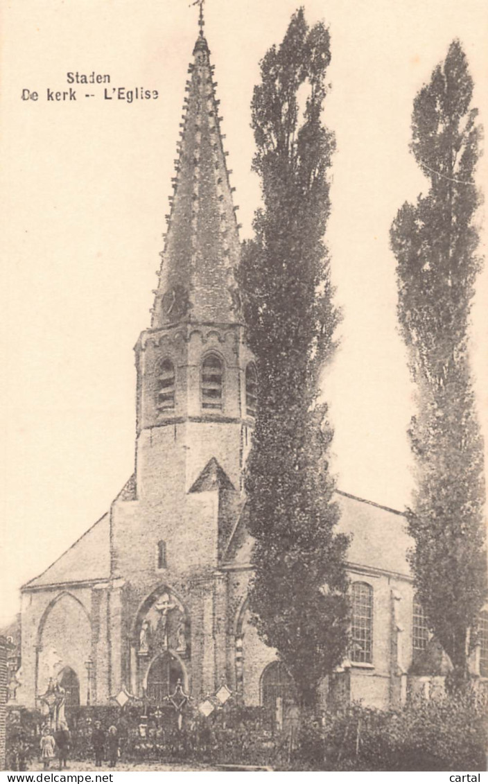 STADEN - De Kerk - L'Eglise - Staden