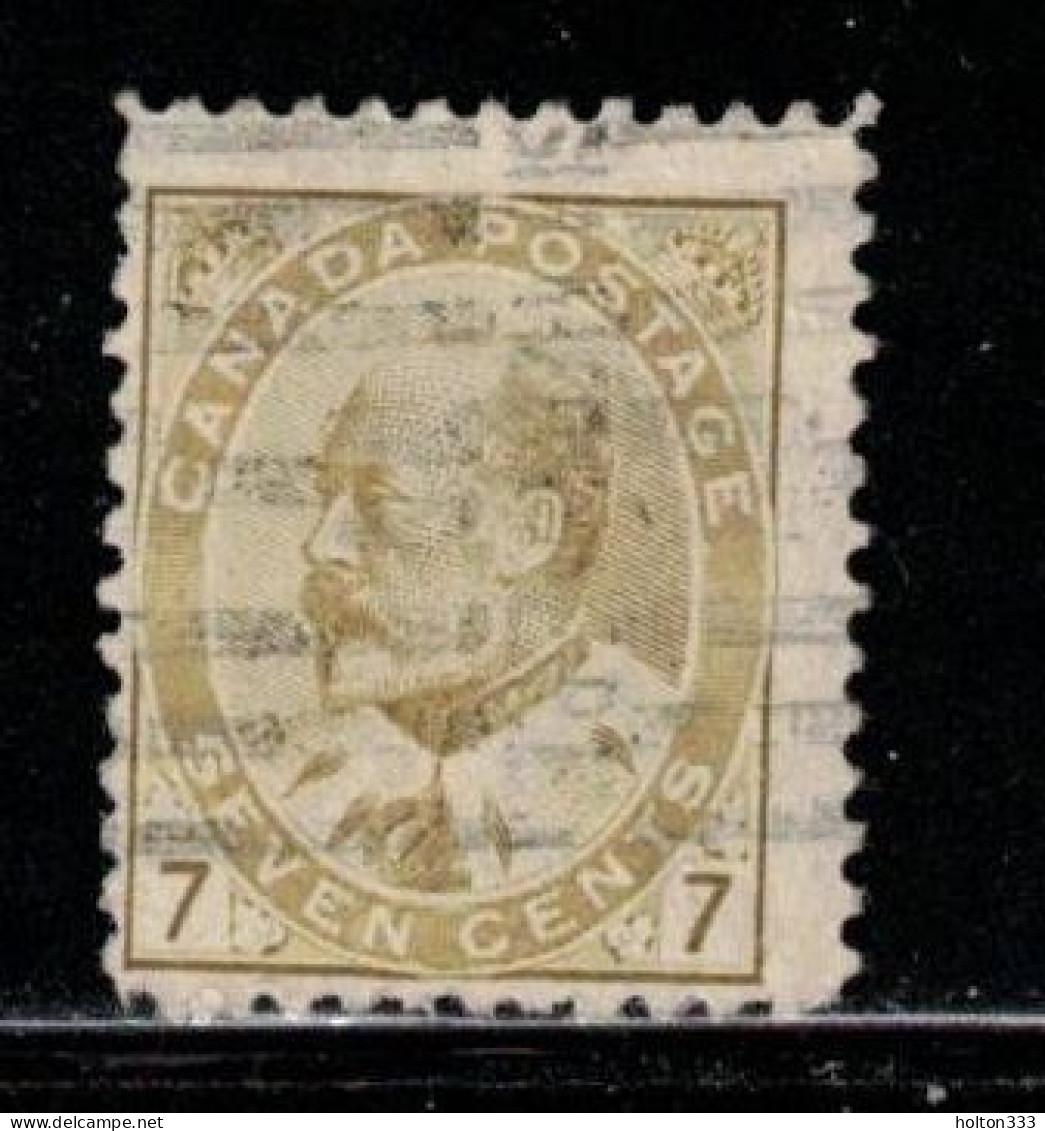 CANADA Scott # 92 Used - KEVII - Hinge Remnant - Unused Stamps