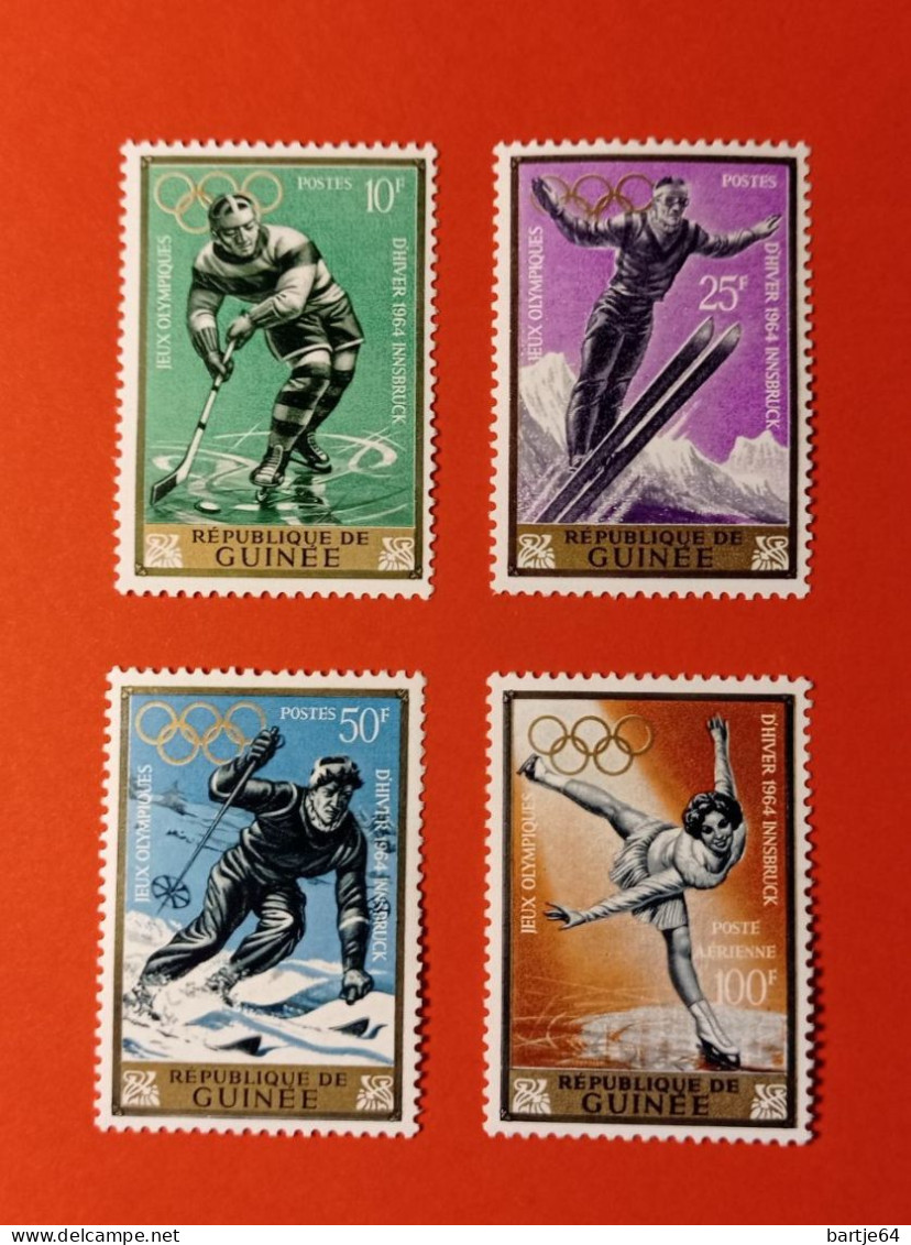 1964 Guinea - Serie Postfris - Inverno1964: Innsbruck