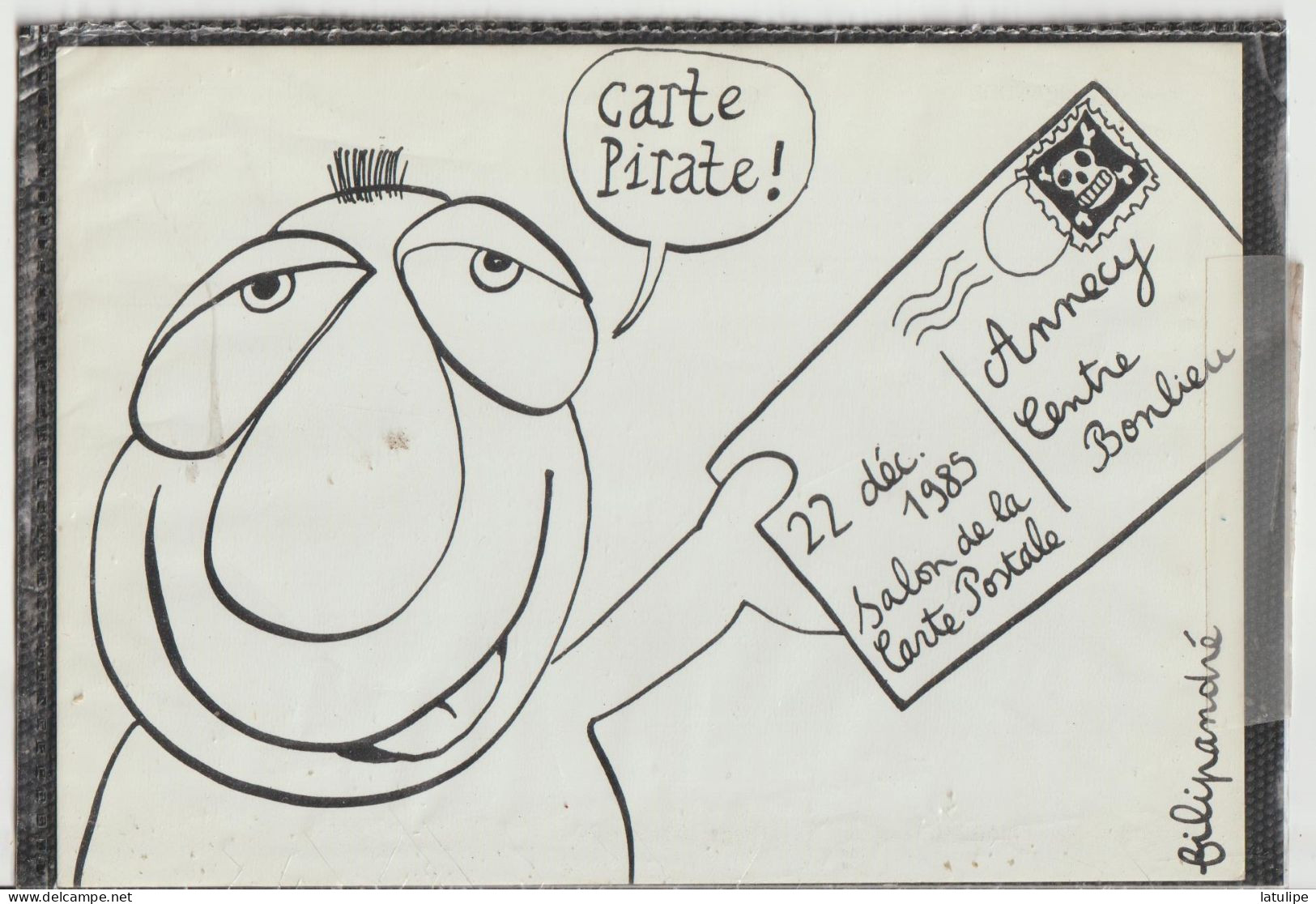 Dessins De Filipandré  Carte Postale De DRAGUIGNAN   LE 16-10-1988 ( Le Dragon Pirate ) - Marquer