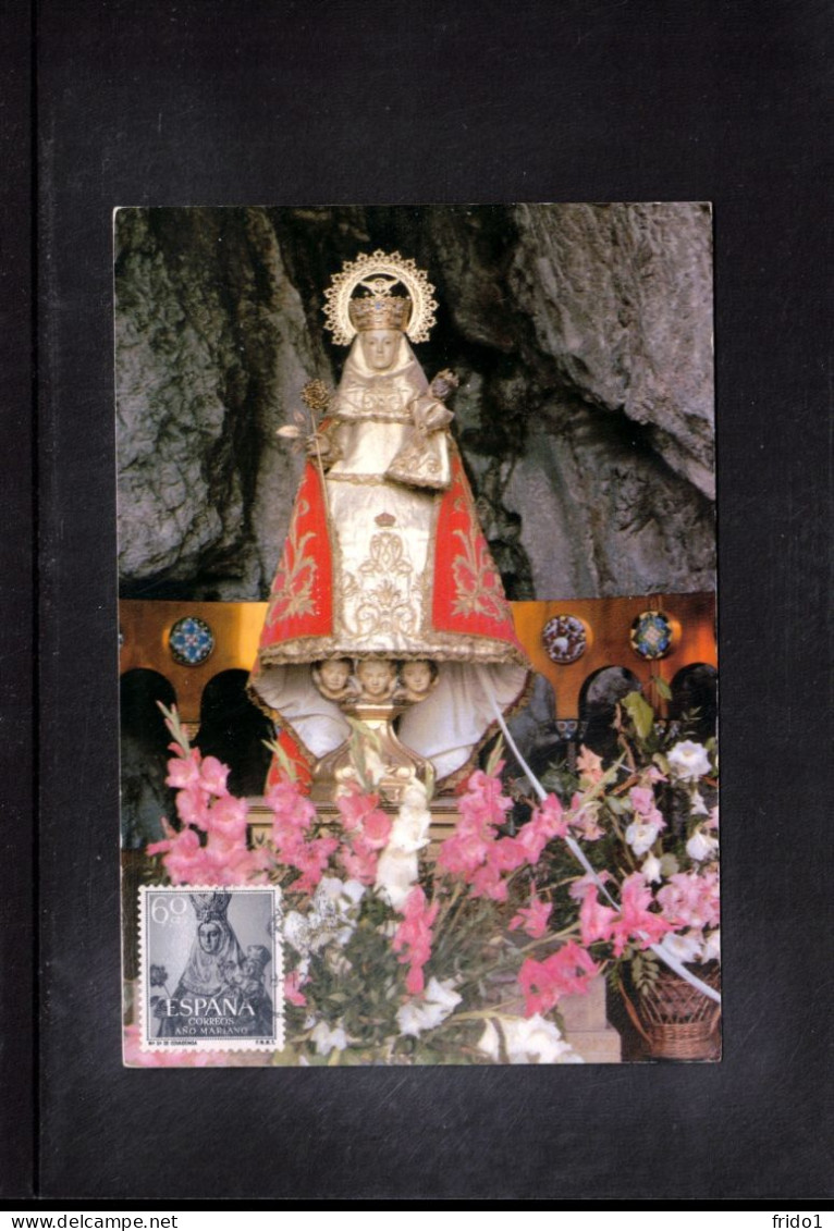 Spain Virgin Mary Of Covadonga Asturias  Maximum Card - Tarjetas Máxima