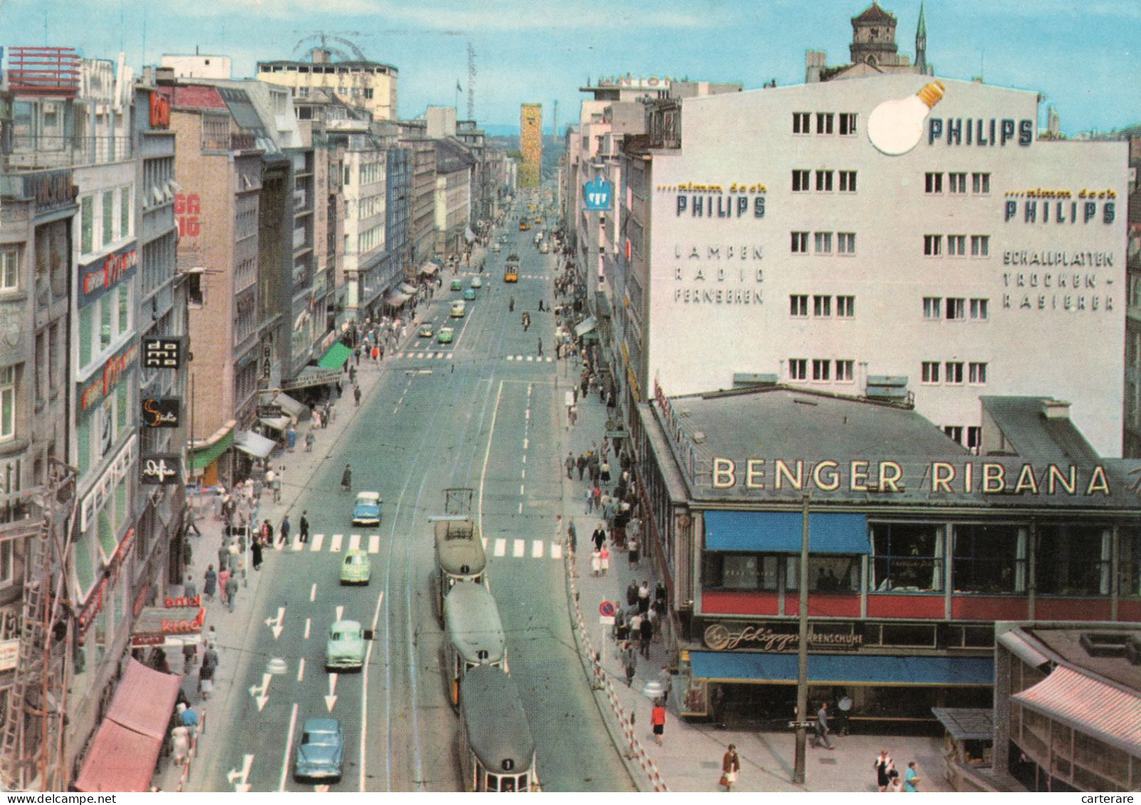 Allemagne,germany,bade Wurtemberg,STUTTGART,COMMERCE,BENGER RIBANA,TRAMWAY,RARE - Stuttgart