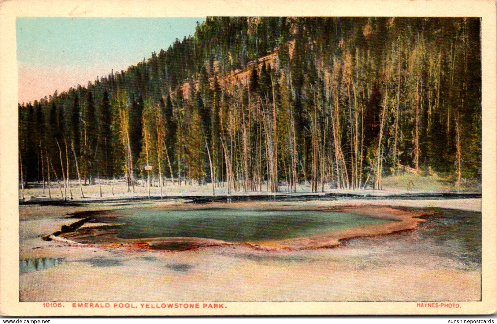 Yellowstone National Park Emerald Pool - USA Nationalparks