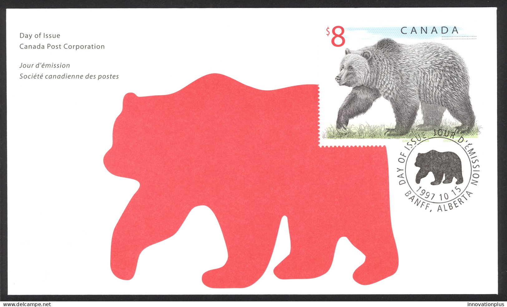 Canada Sc# 1694 FDC Single 1997 10.15 Wildlife Definitives - 1991-2000