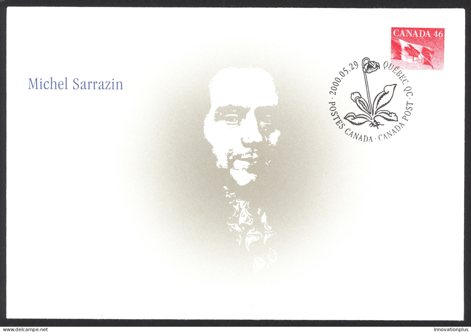 Canada S40 Special Event Cover 2000 5.29 Michel Sarrazin - Commemorative Covers