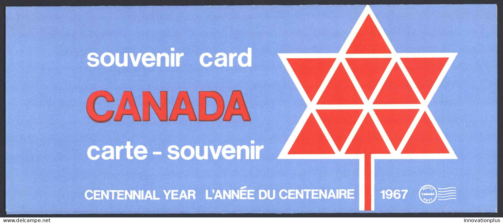 Canada Post Souvenir Card Sc# 9 Mint 1967  - Pochettes Postales Annuelles
