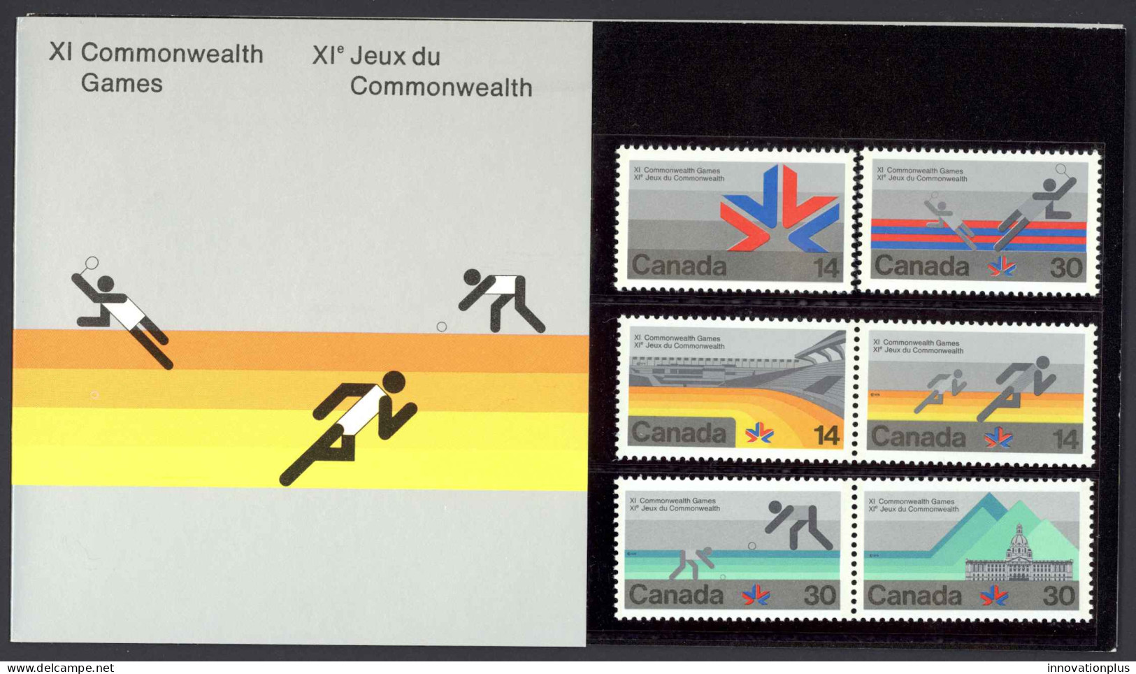 Canada Post Thematic Sc# 12 Mint 1978 XI Commonwealth Games - Estuches Postales/ Merchandising