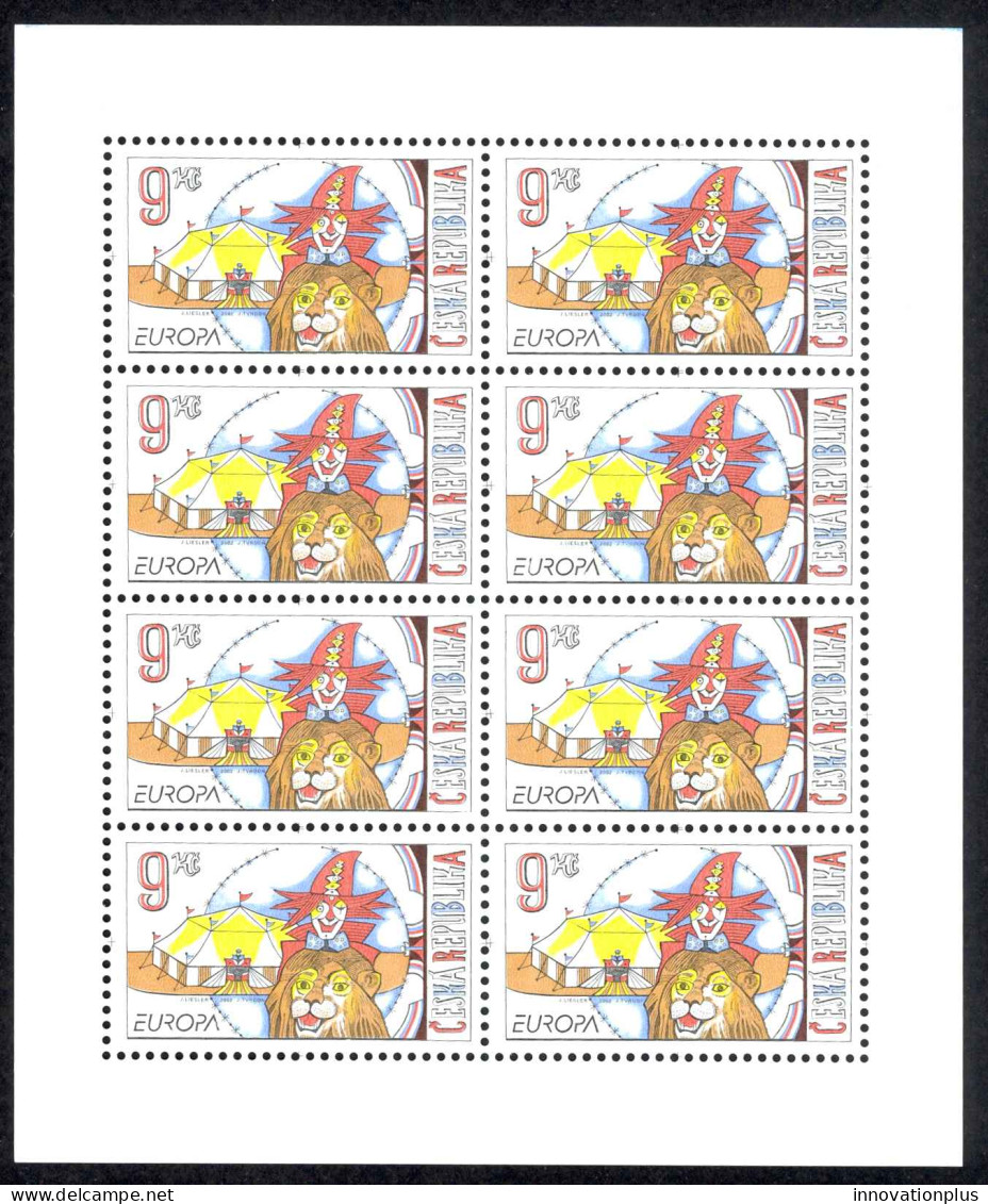 Czechoslovakia Sc# 3170 MNH Pane/8 2002 Europa - Nuevos