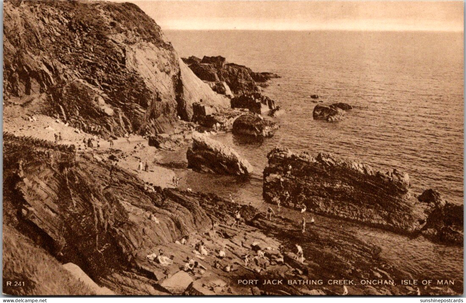 England Isle Of Man Onchan Port Jack Bathing Beach - Isola Di Man (dell'uomo)