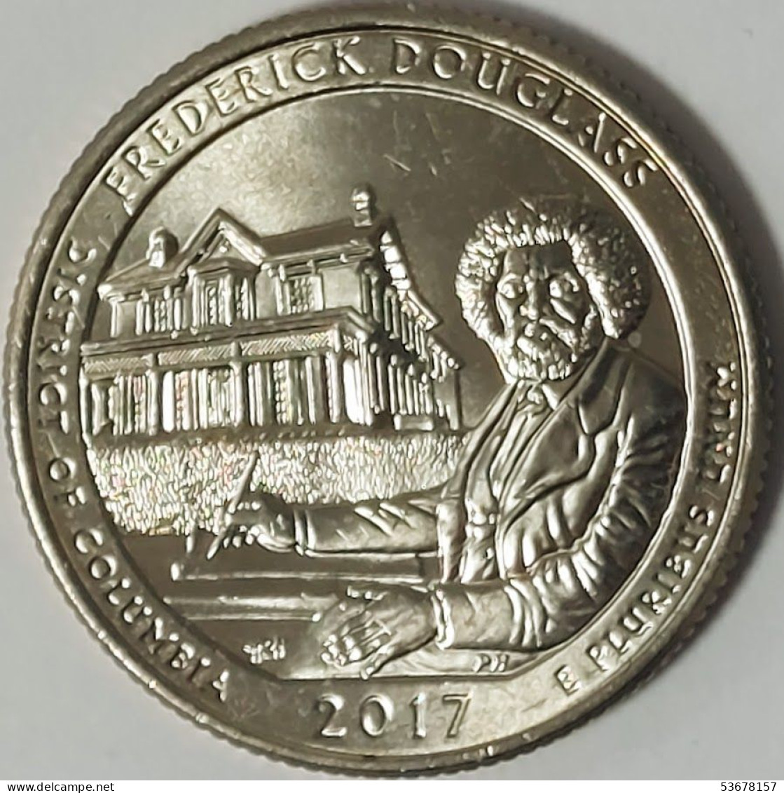 USA - ¼ Dollar 2017 D, Frederick Douglass National Historic Site, KM# 654 (#2529) - 2010-...: National Parks