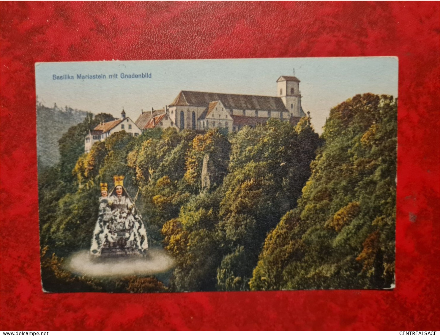 Carte Suisse BASILIKA MARIASTEIN MIT GNADENBILD - Metzerlen-Mariastein