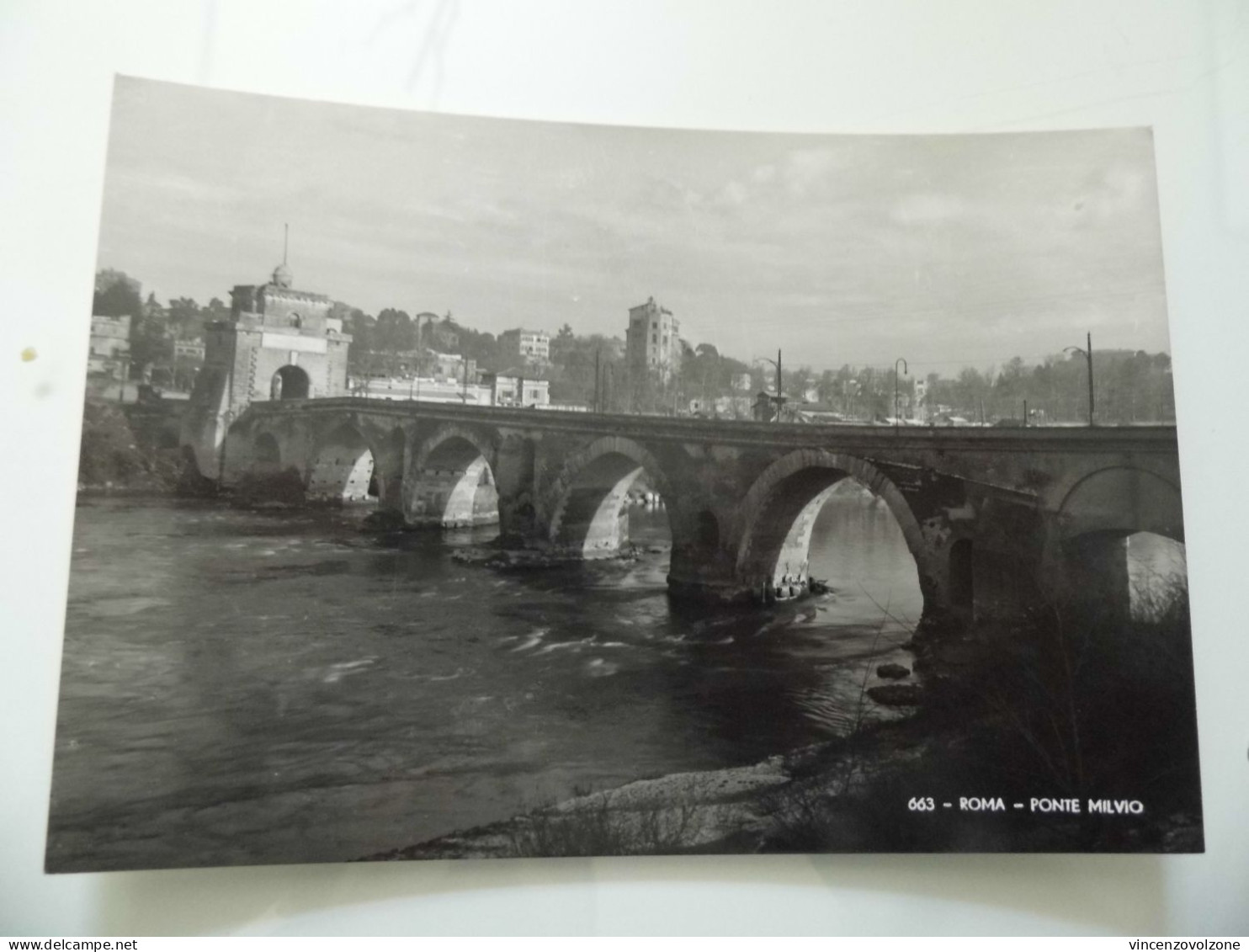 Cartolina  "ROMA  Ponte Milvio" - Ponts