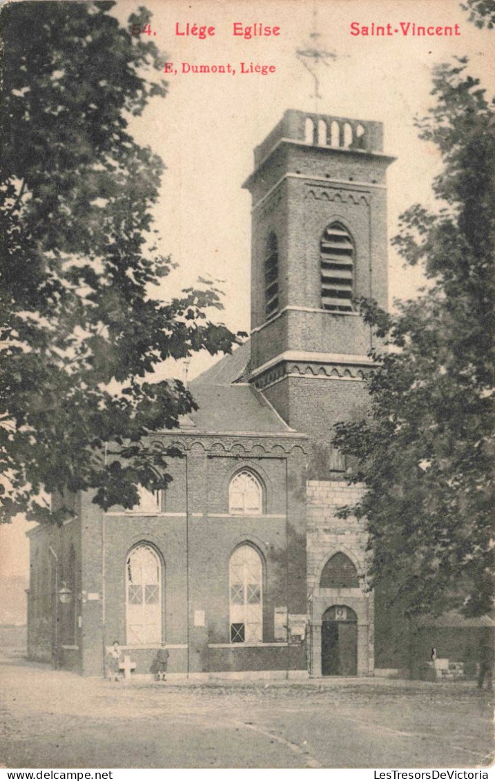 BELGIQUE - Liège - Eglise Saint Vincent - Carte Postale Ancienne - Liege