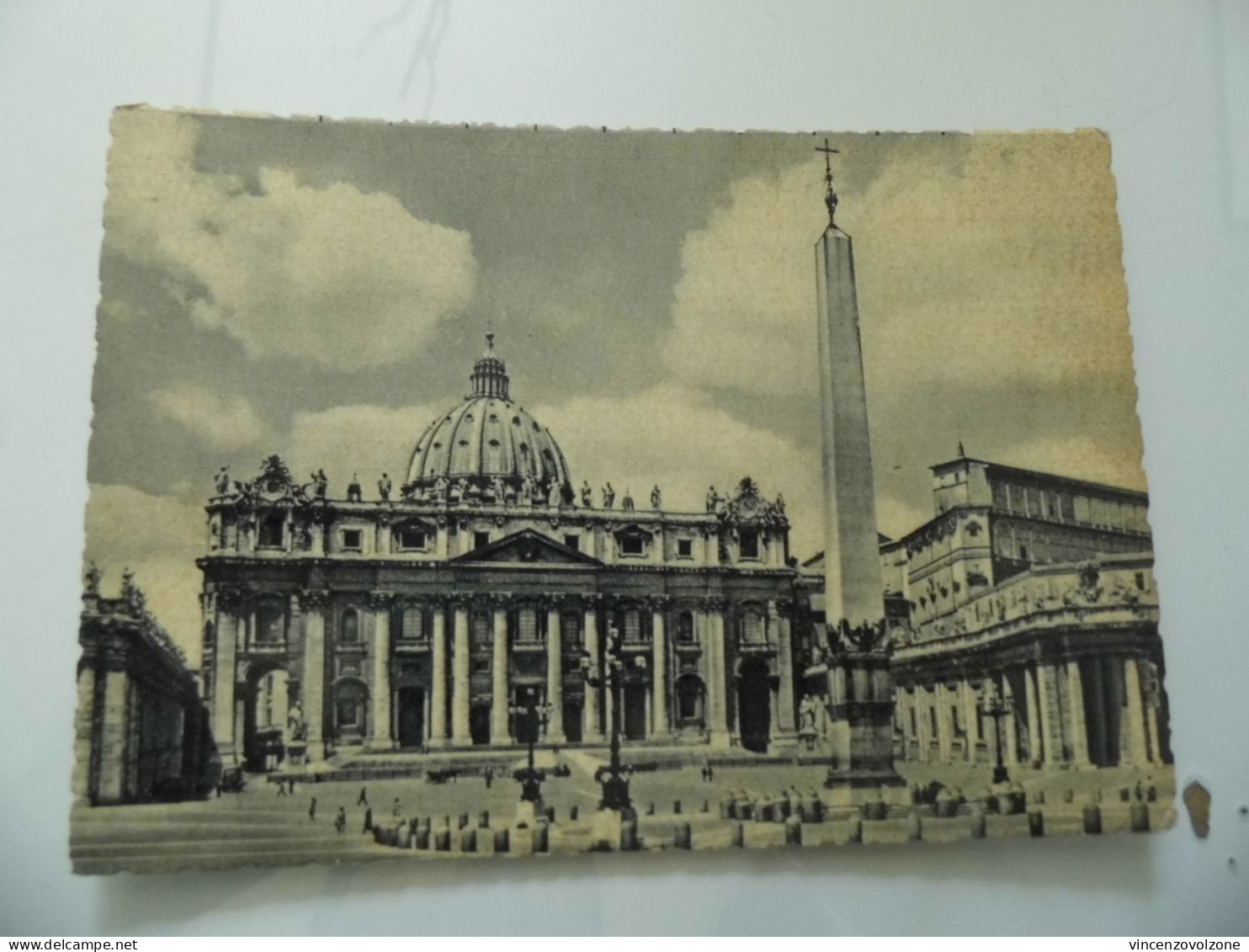 Cartolina  "ROMA  CITTA' DEL VATICANO Basilica Di S. Pietro" - Mehransichten, Panoramakarten