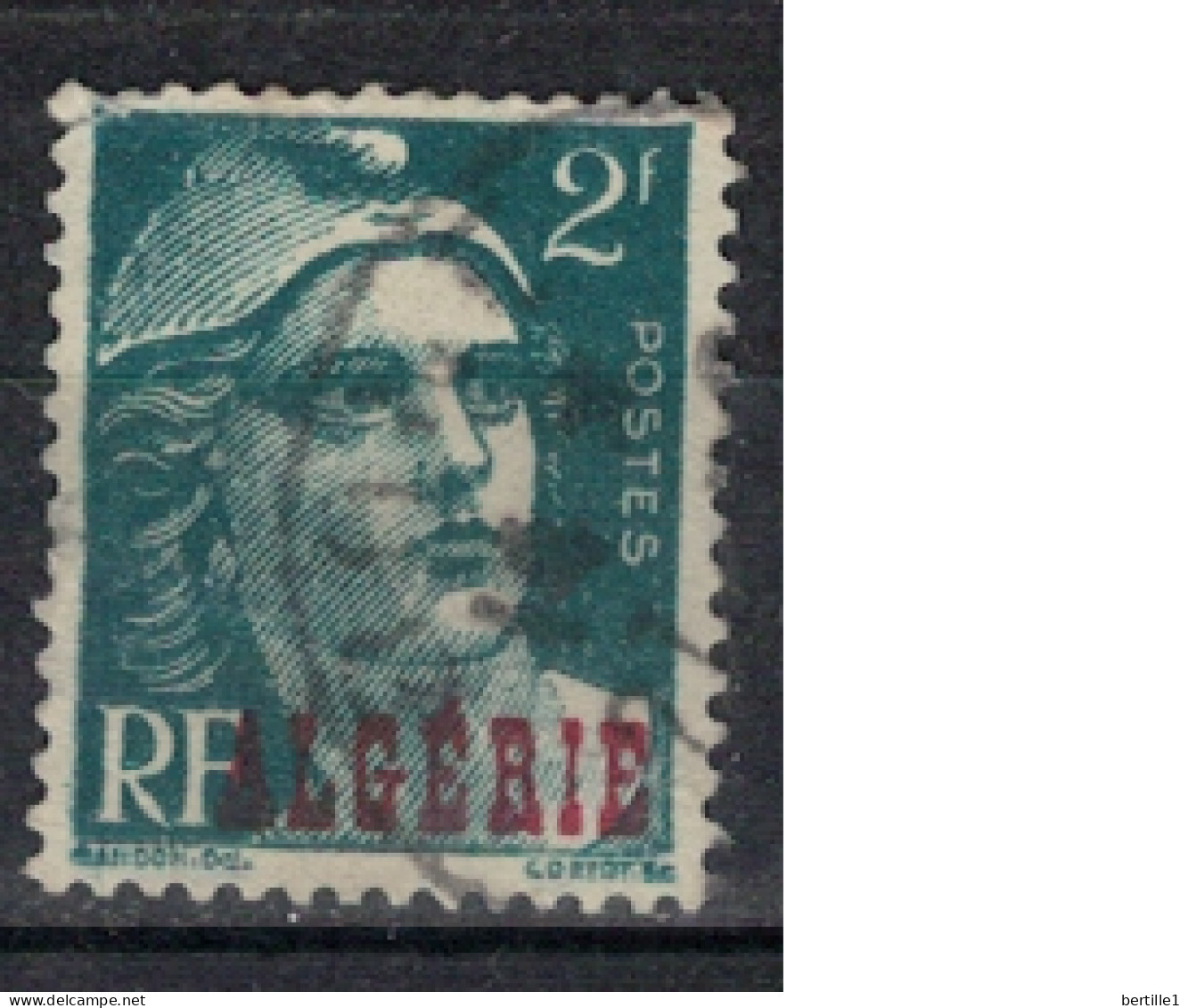 ALGERIE      N°  YVERT  237  ( 2 ) Oblitéré ( OB 11/44   ) - Used Stamps