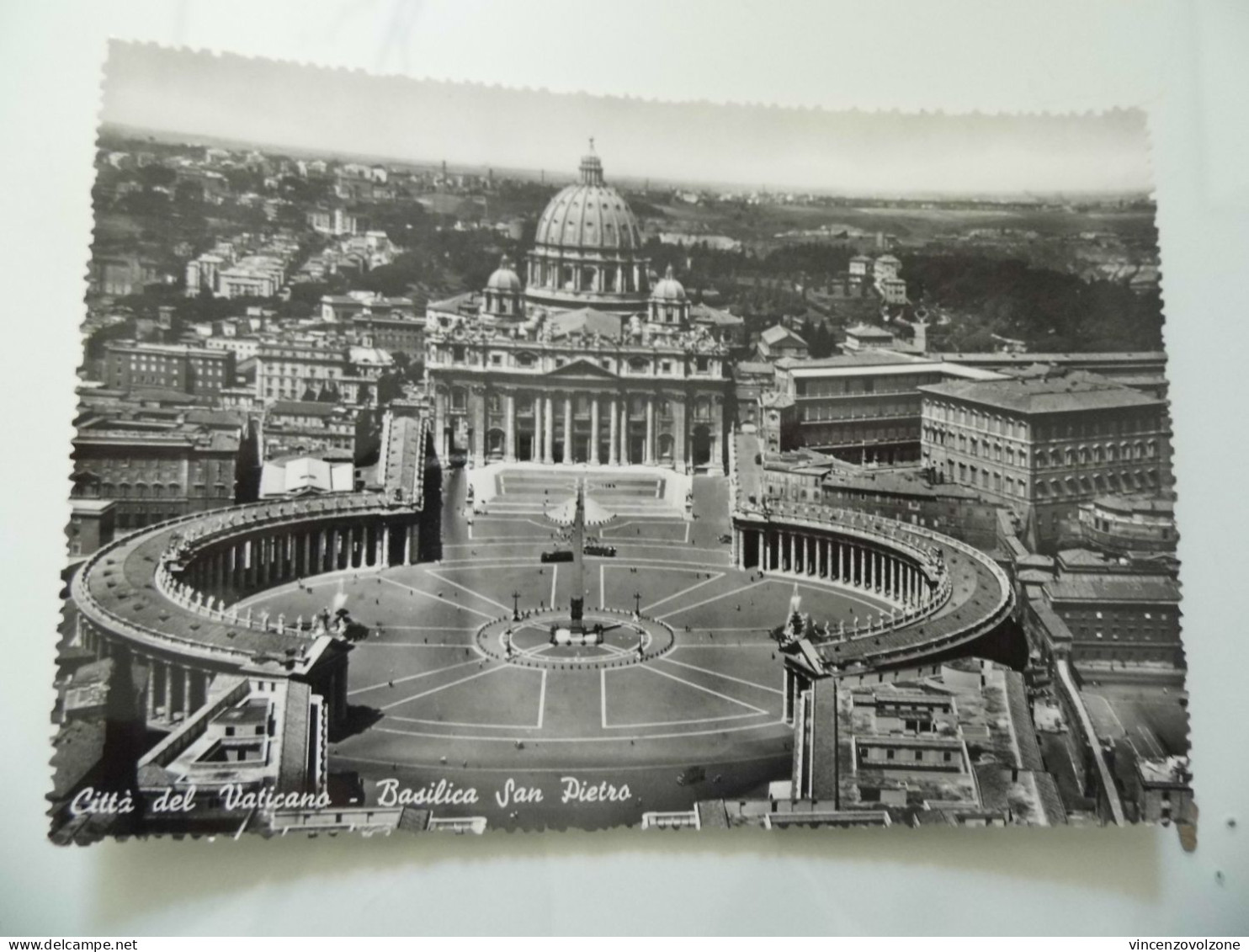 Cartolina  "CITTA' DEL VATICANO Basilica Di S. Pietro" - Mehransichten, Panoramakarten