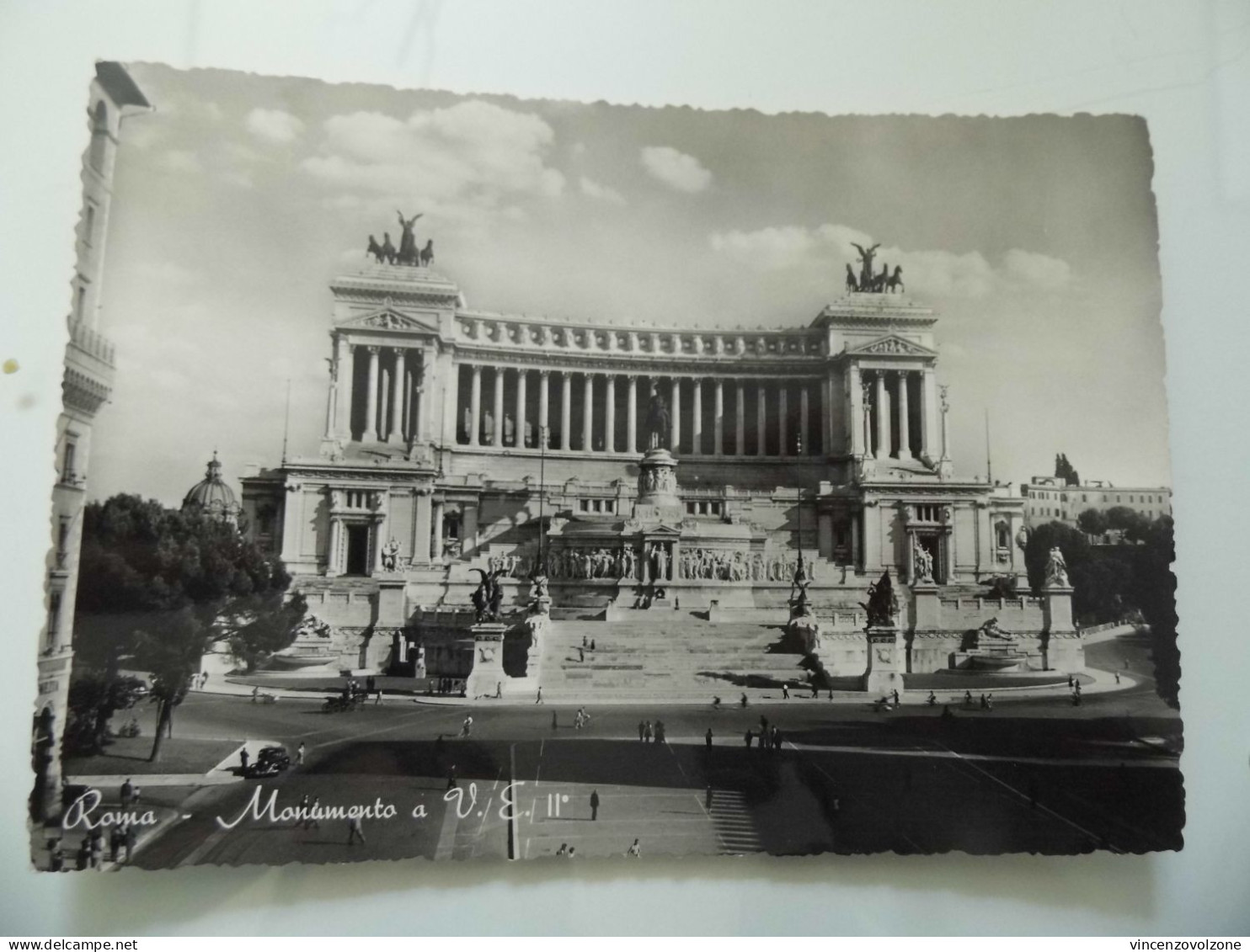 Cartolina  "ROMA Monumento A V.E. II°" - Altare Della Patria