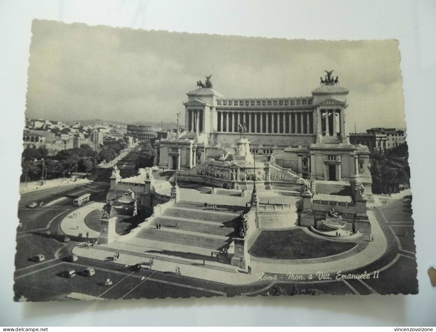 Cartolina "Roma - Monumento A Vittorio Emanuele II" - Altare Della Patria