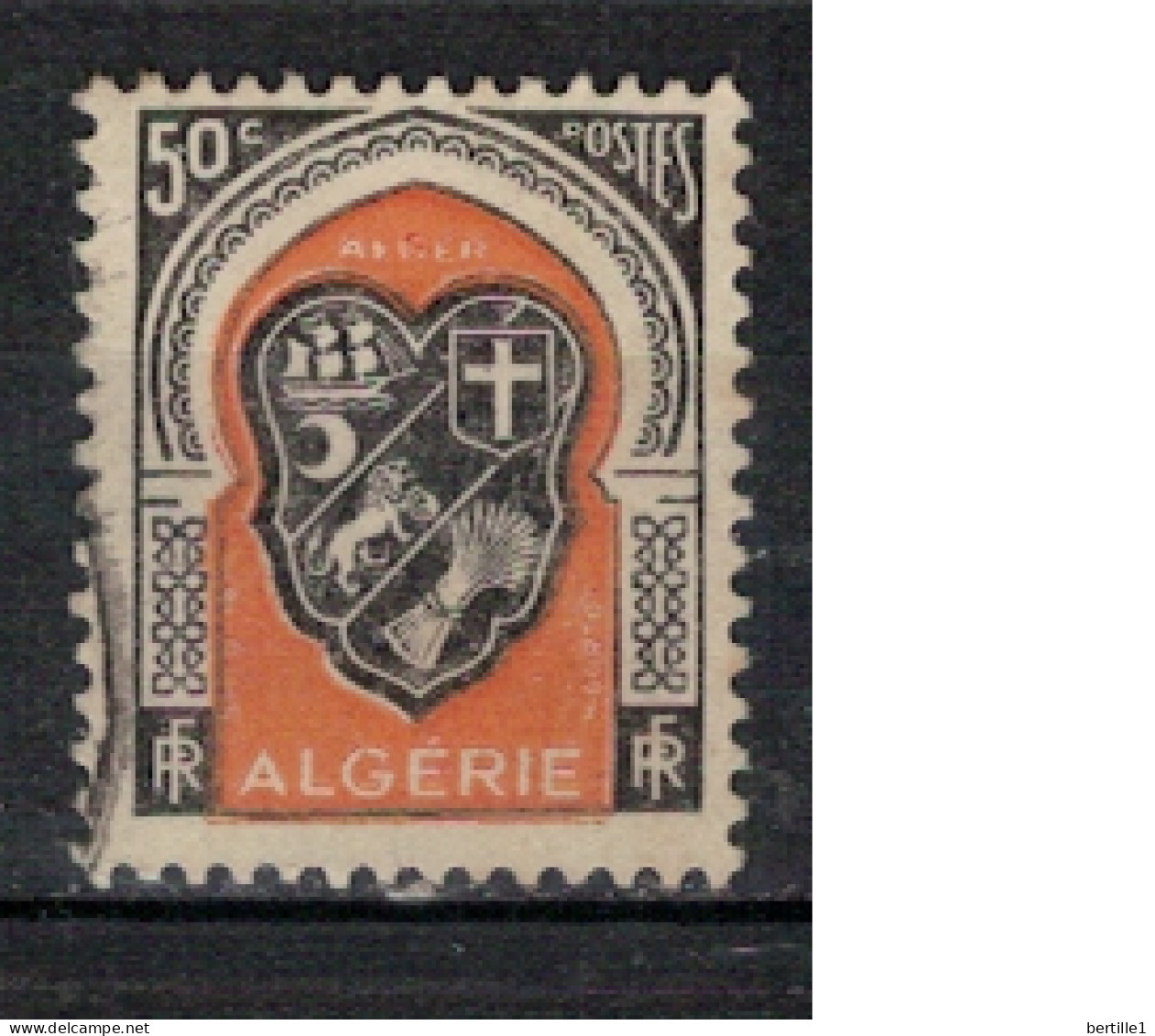 ALGERIE      N°  YVERT  255 Oblitéré ( OB 11/45   ) - Usati