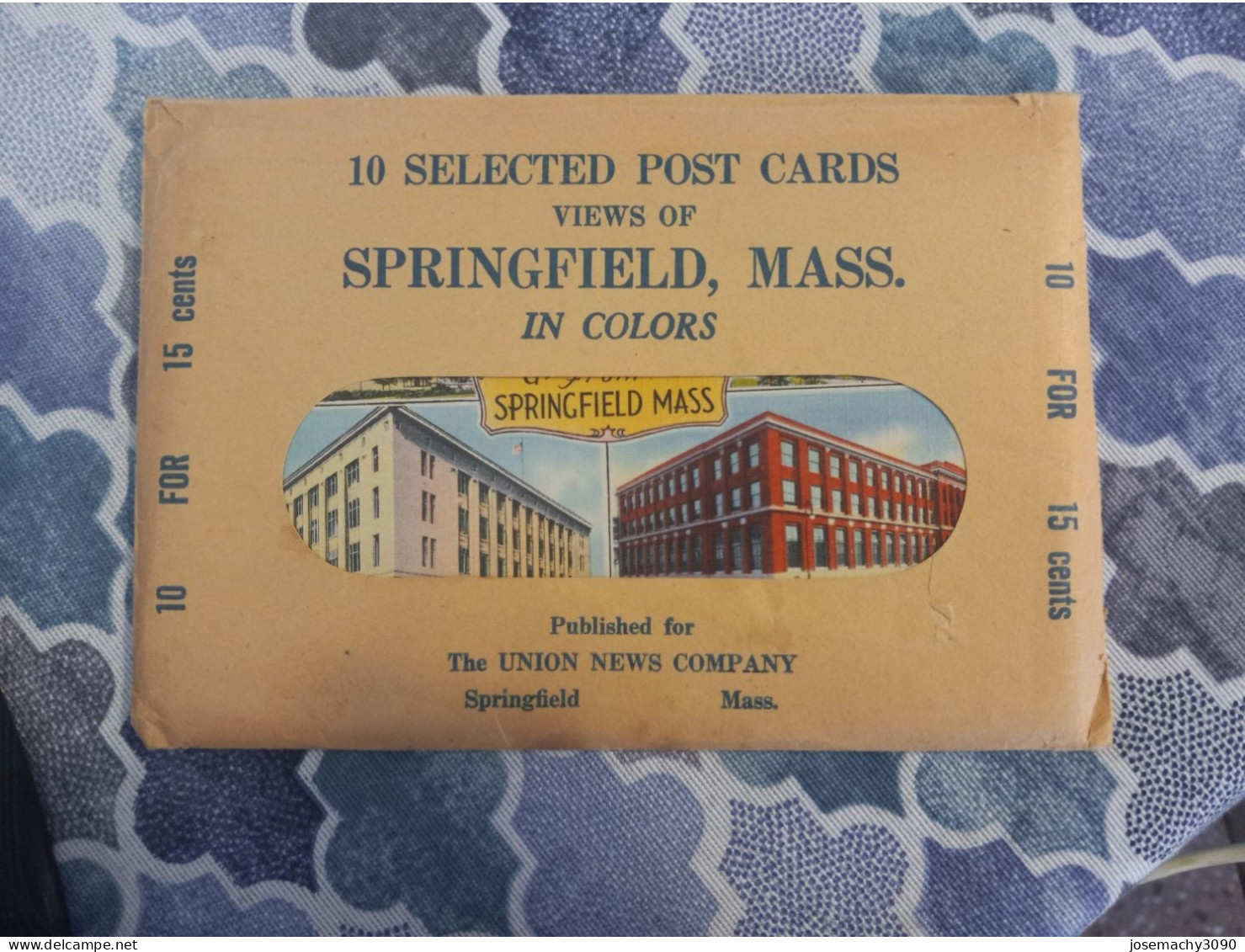 Juego De 10 Tarjetas Postales De Springfield Massachusetts - Springfield