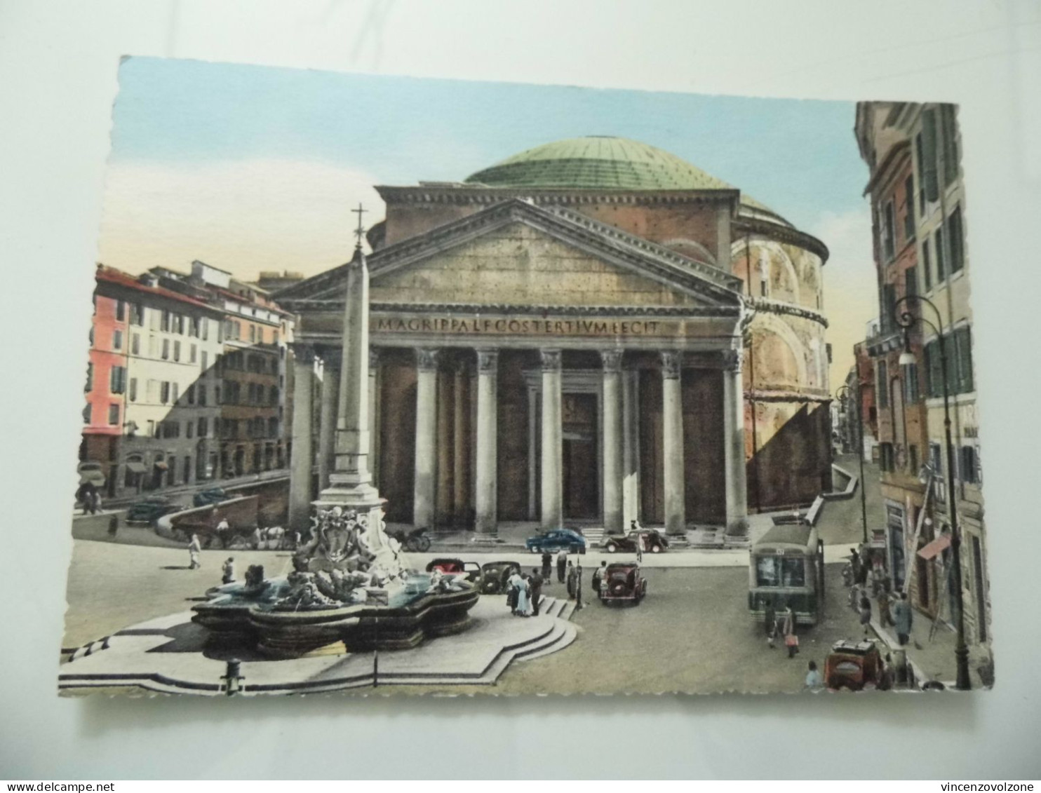 Cartolina Viaggiata "ROMA Pantheon" 1957 - Pantheon