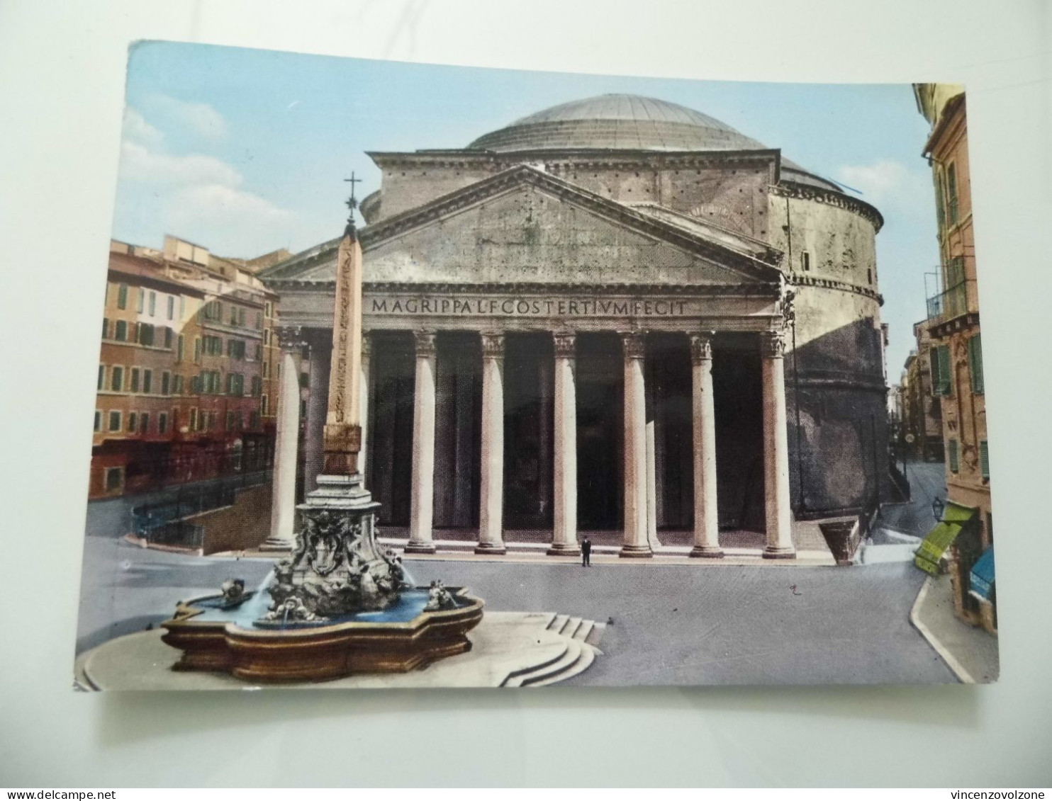 Cartolina Viaggiata "ROMA Pantheon" 1963 - Panthéon